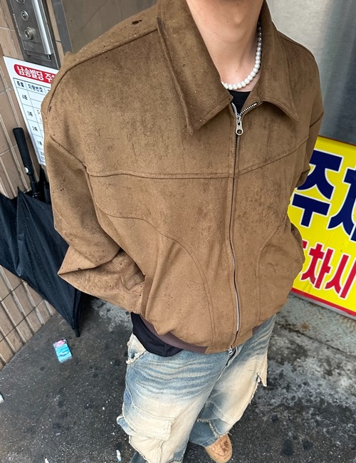 chemi suede jacket (3color)